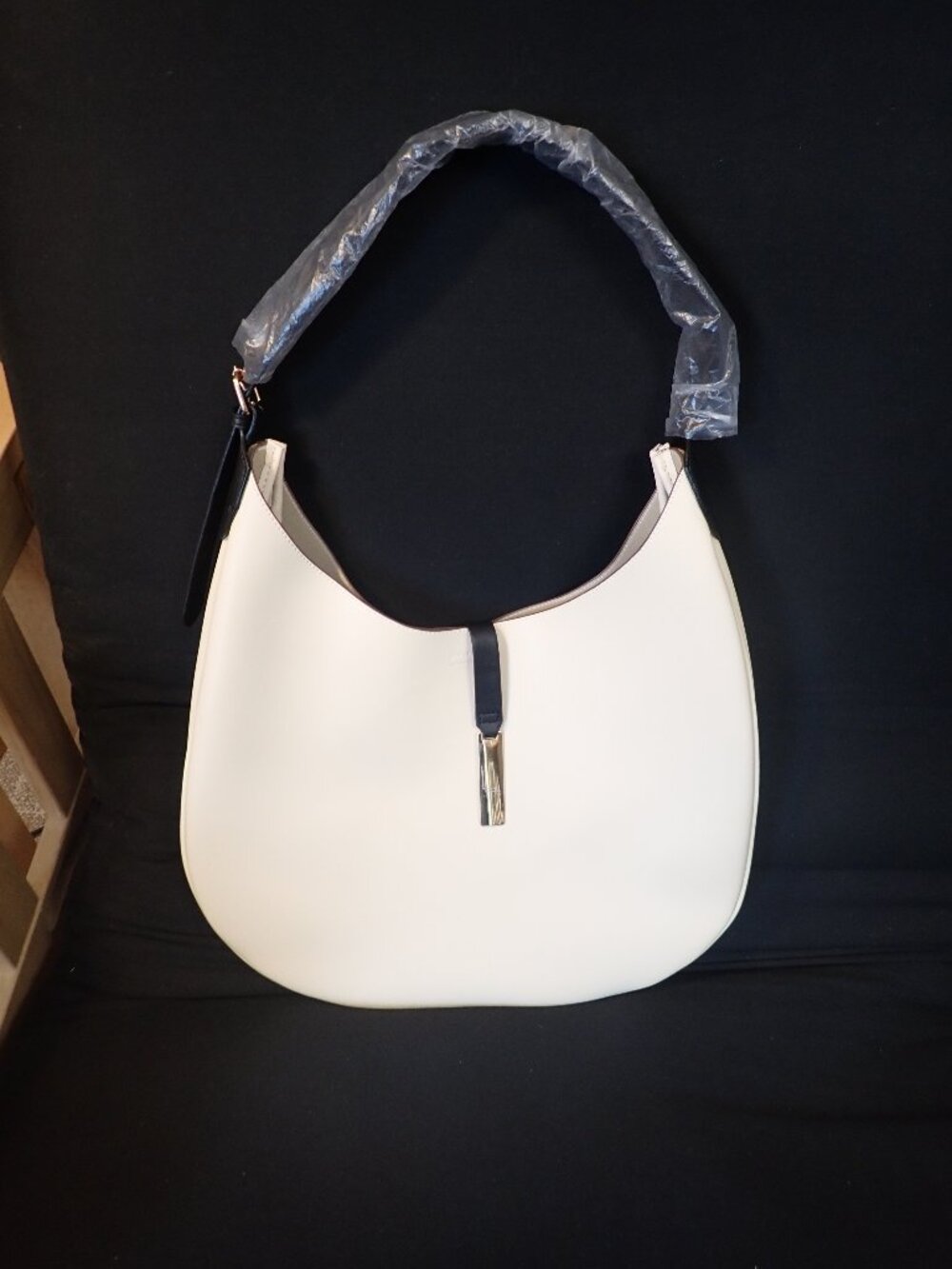 NWOT Loulu Black and Cream Shoulder Bag